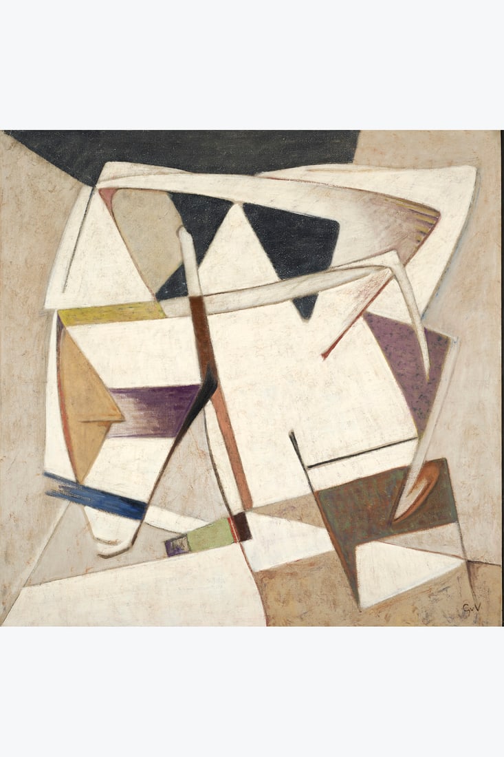 Geer van Velde (1898-1977) Composition, 1970 Oil on canvas Signed with initials lower right Signed (1 of 1)
