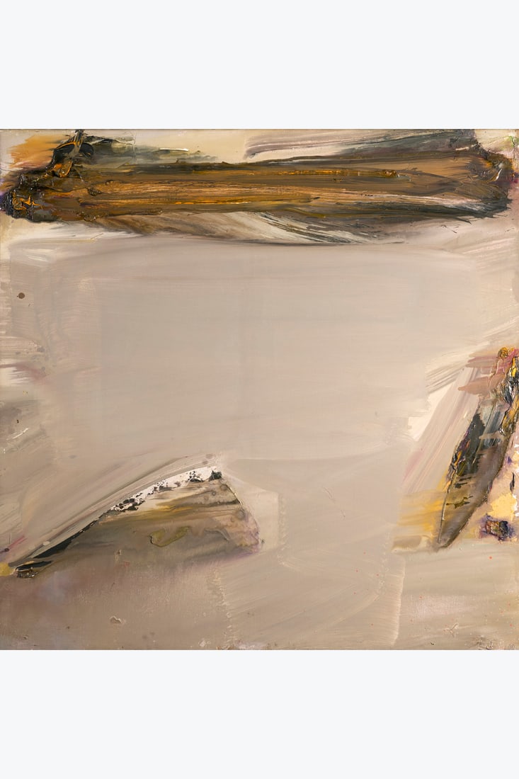 Olivier Debré (1920-1999) Loire automne, 1971 Oil on canvas Signed with initials and dated: Olivier Debré (1920-1999) Loire automne, 1971 Oil on canvas Signed with initials and dated lower right Countersigned, titled, and dated on the reverse 100 x 100 cm Provenance: Collection Paul