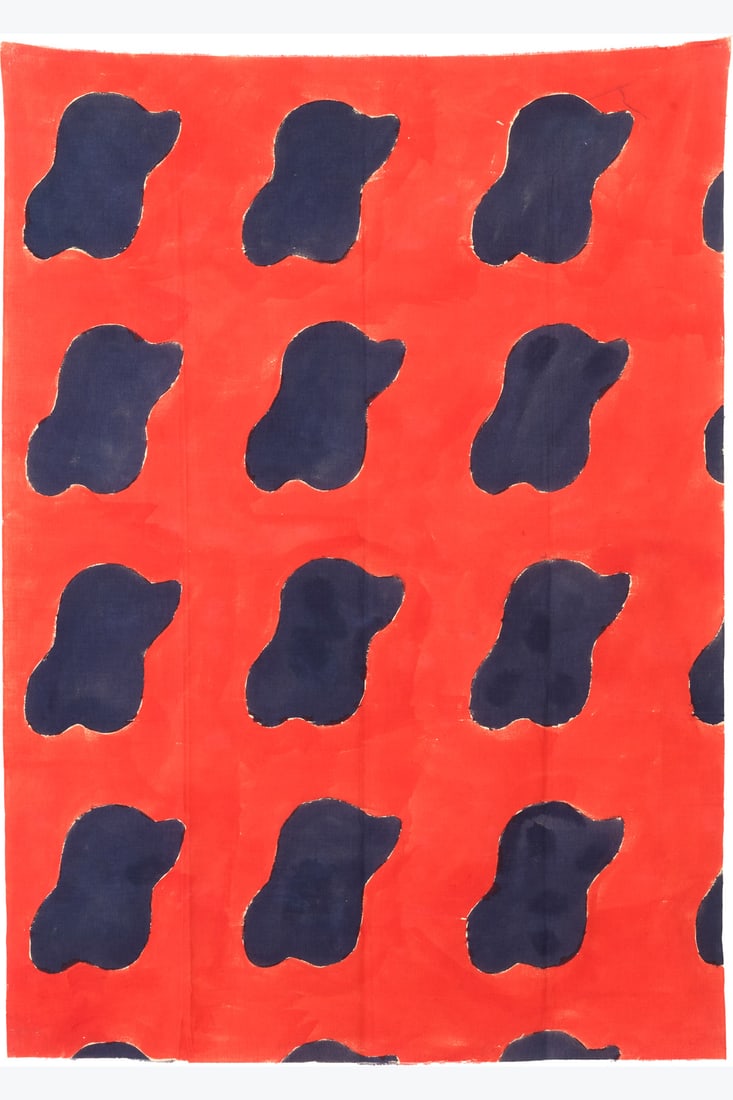 Claude Viallat (born 1936) 068/1970, 1970 Dye on loose canvas 195 x 140 cm Provenance: - Galerie (1 of 1)