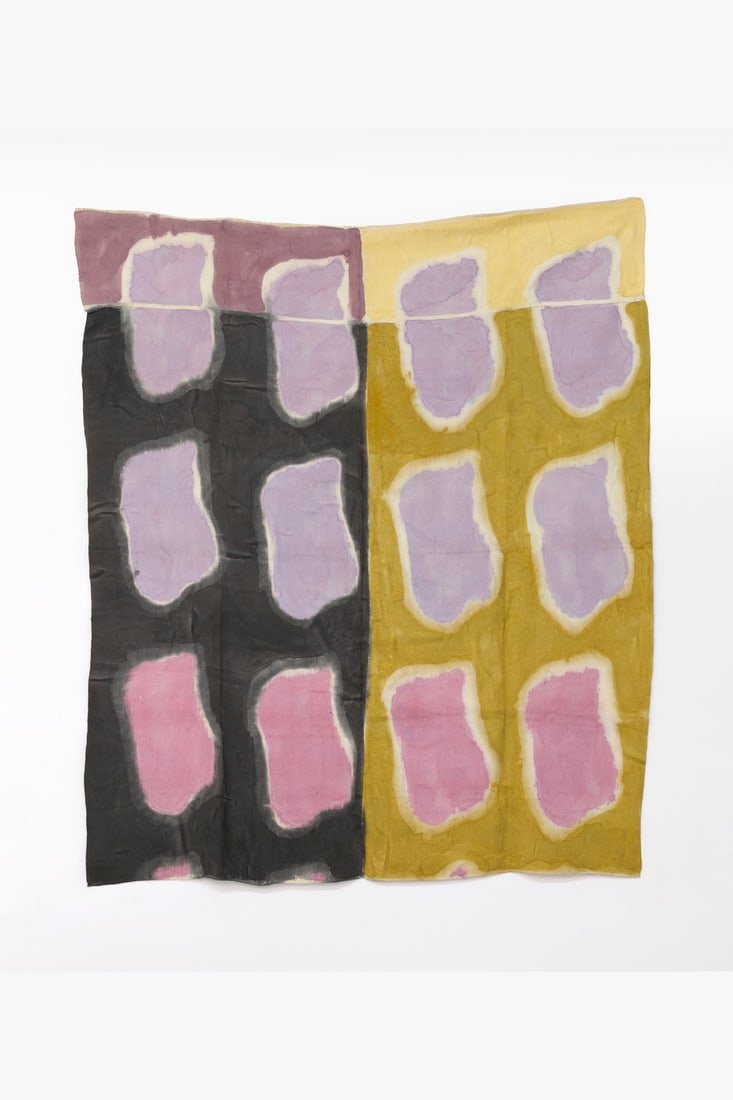 Claude Viallat (born 1936) 131/1996, 1996 Acrylic on unstretched canvas Inscribed on the reverse 170 (1 of 1)