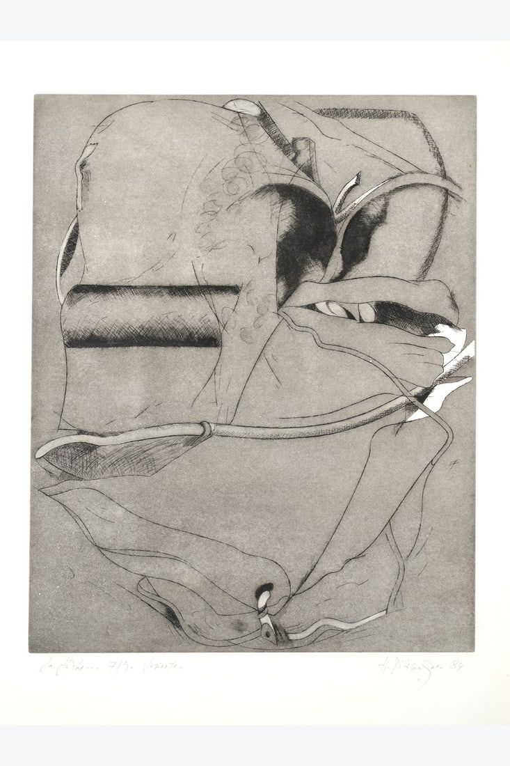 Hervé Télémaque (1937-2022) La tâche, 1984 Black-and-white lithograph on paper (1 of 1)