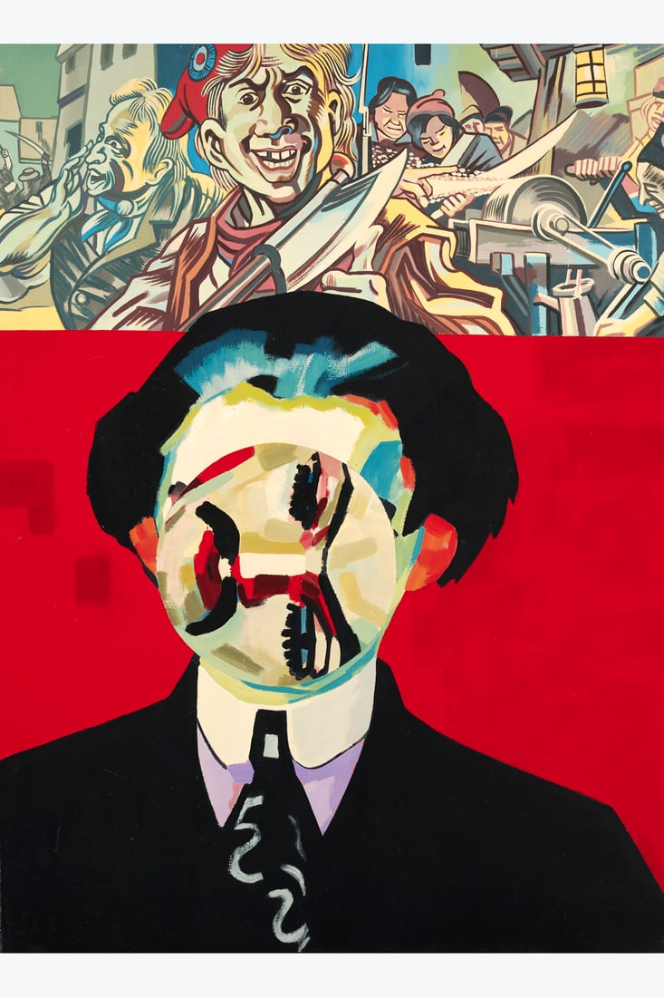 Erro (born 1932) Le jour de la Bastille, 1978 Glycerophthalic acrylic on canvas Signed and dated on (1 of 1)