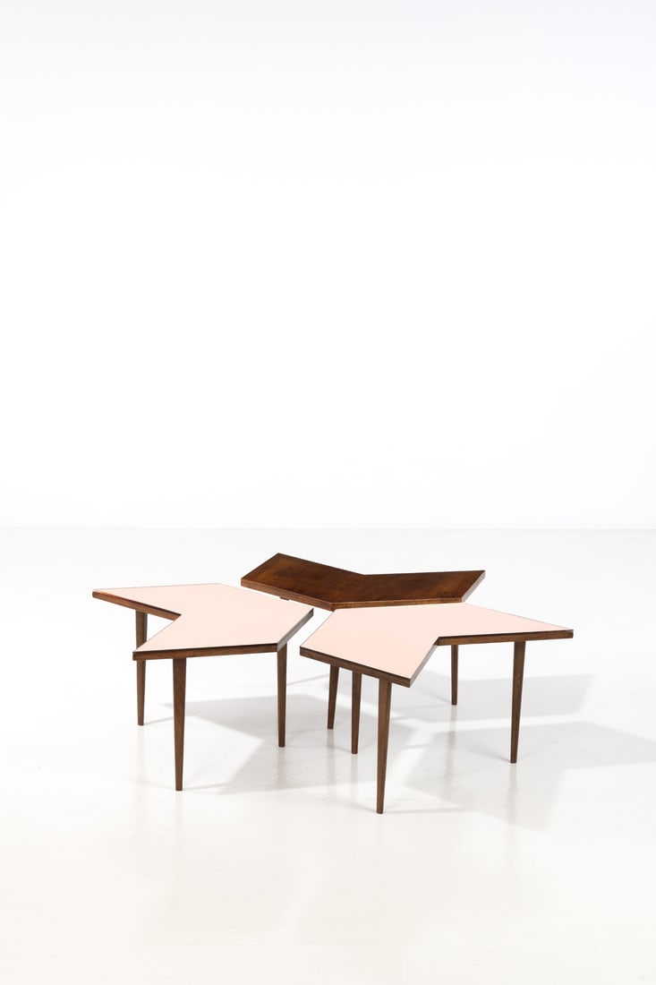 Fontana Arte (edited by, 20th c.) Set of three coffee tables (1 of 2)