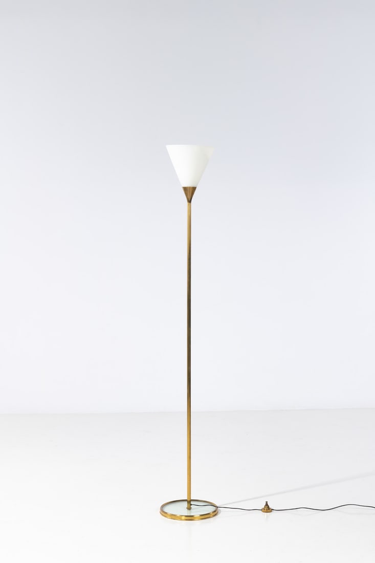 Max Ingrand (1908-1969) Floor lamp - Model 2003: Max Ingrand (1908-1969)Floor lamp - Model 2003Brass, glass and opalineEdited by Fontana ArteModel created circa 1960H 186 × Ø 30 cm