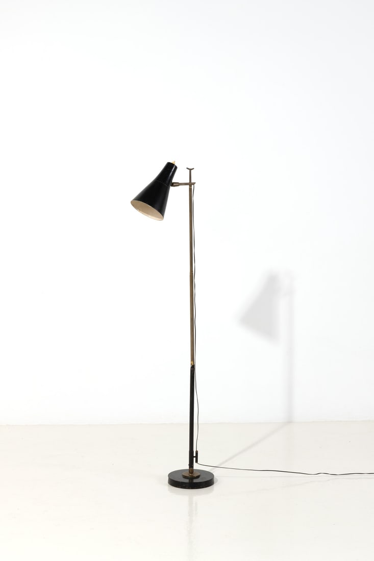 Angelo Ostuni (20th c.) Adjustable floor lamp (1 of 1)