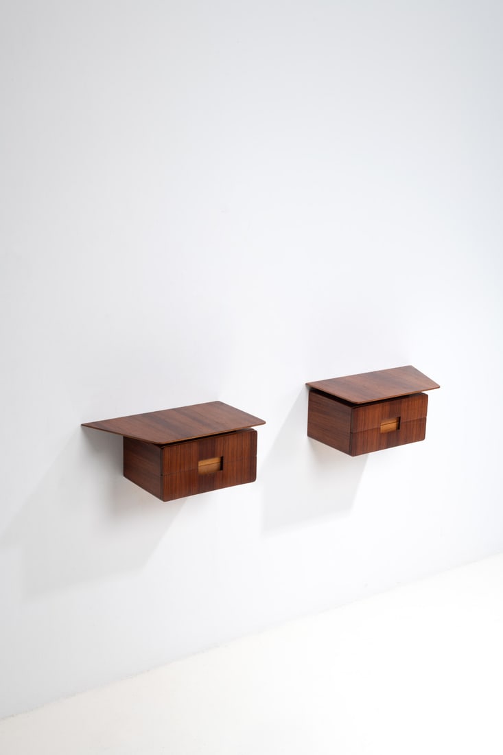Gio Ponti (1891-1979) Pair of bedside tables (1 of 2)