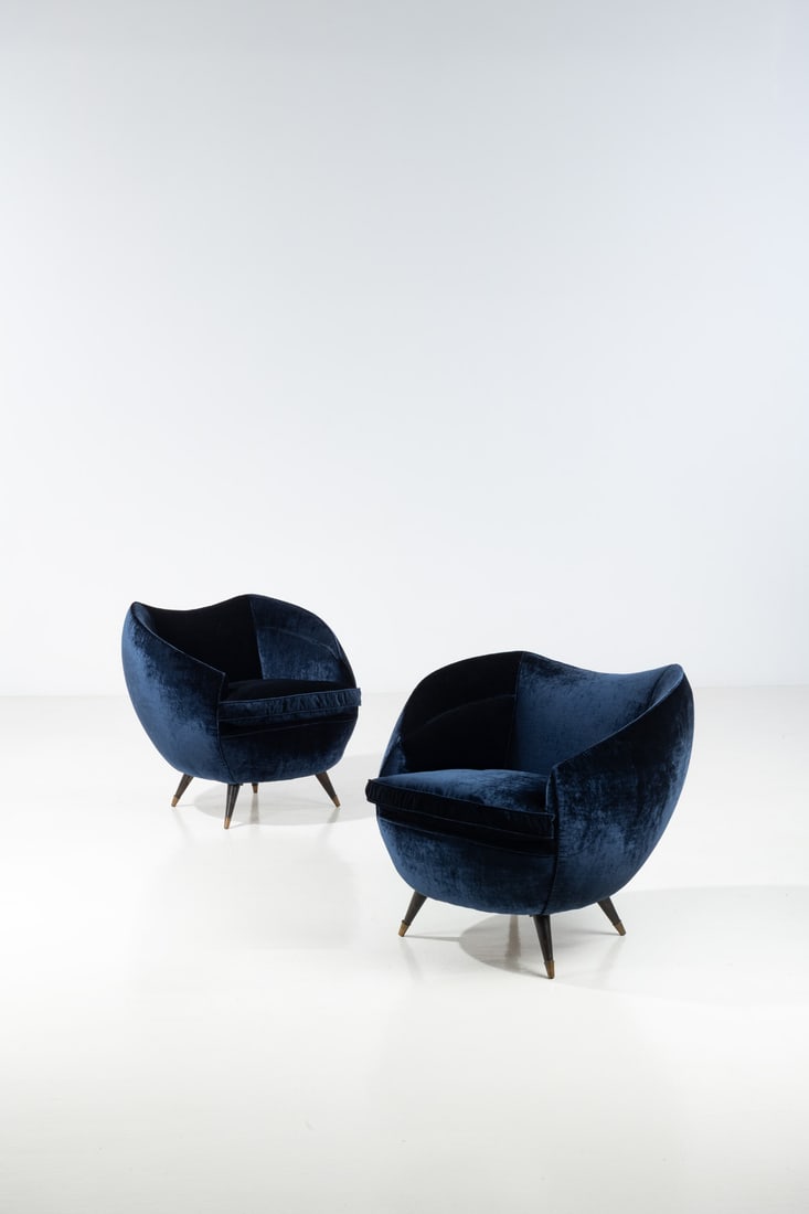 Guglielmo Veronesi (20th c.) Pair of armchairs (1 of 1)