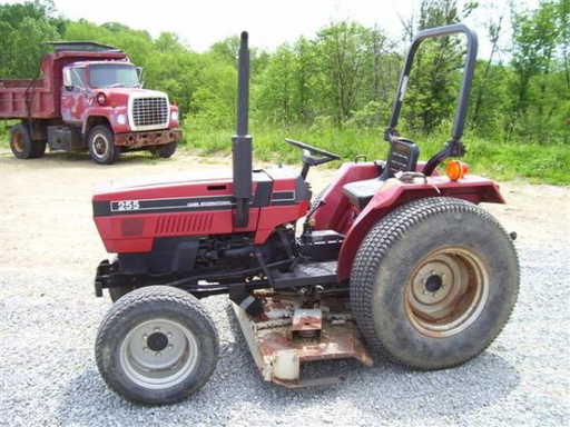 365 Case Ih 255 4wd Compact Tractor W Belly Mower