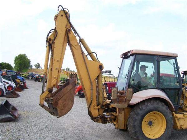 NEW HOLLAND 655 E LOADER BACKHOE 4WD/CAB/HEAT/AIR - 8
