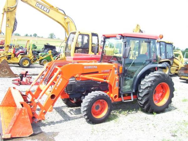 NICE KUBOTA L 5030 4WD TRACTOR W/CAB/AIR/LOADER - 7