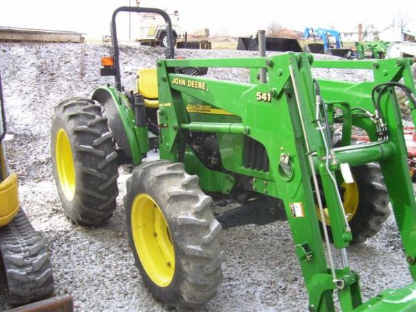 JOHN DEERE 5420 4WD TRACTOR W/ LOADER/364 HRS NICE - 3