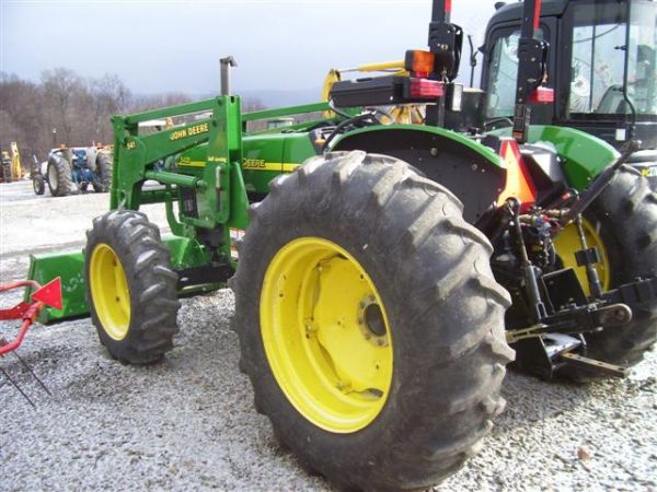 JOHN DEERE 5420 4WD TRACTOR W/ LOADER/364 HRS NICE - 5