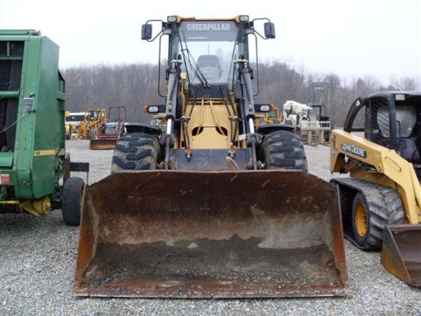 98: CAT IT28G RUBBER TIRE WHEEL LOADER W/BUCKET/FORKS