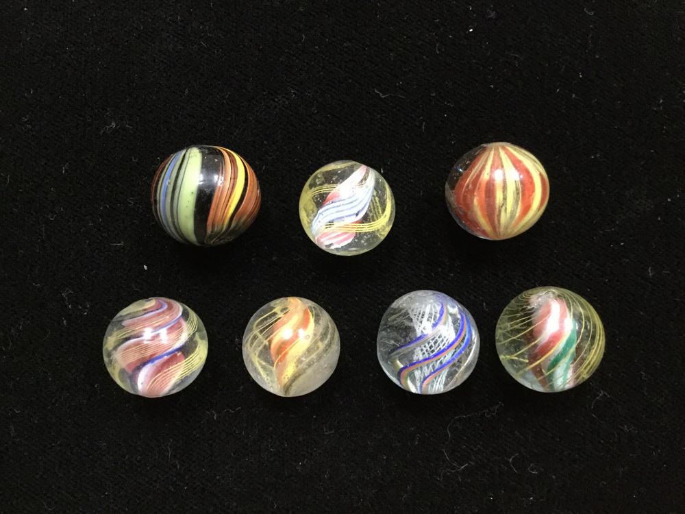 (7) ANTIQUE MARBLES (1 of 4)