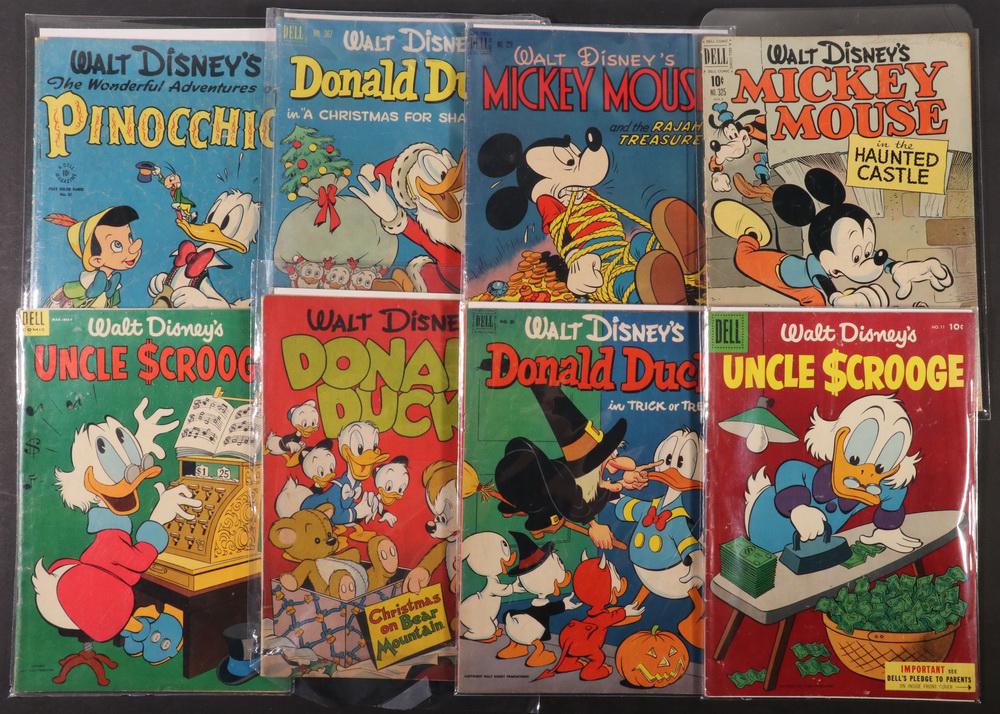 (52 PCS) INCLUDING : (37) 1950S WALT DISNEY COMIC (1 of 7)