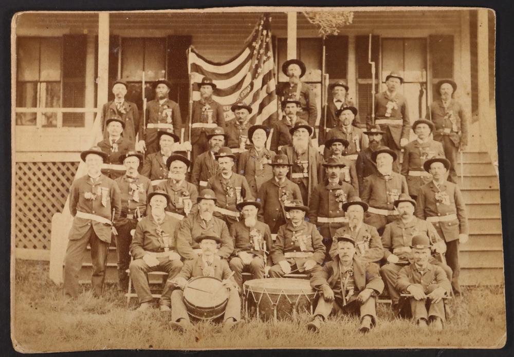 19TH C. MAINE G.A.R. PHOTO (1 of 2)