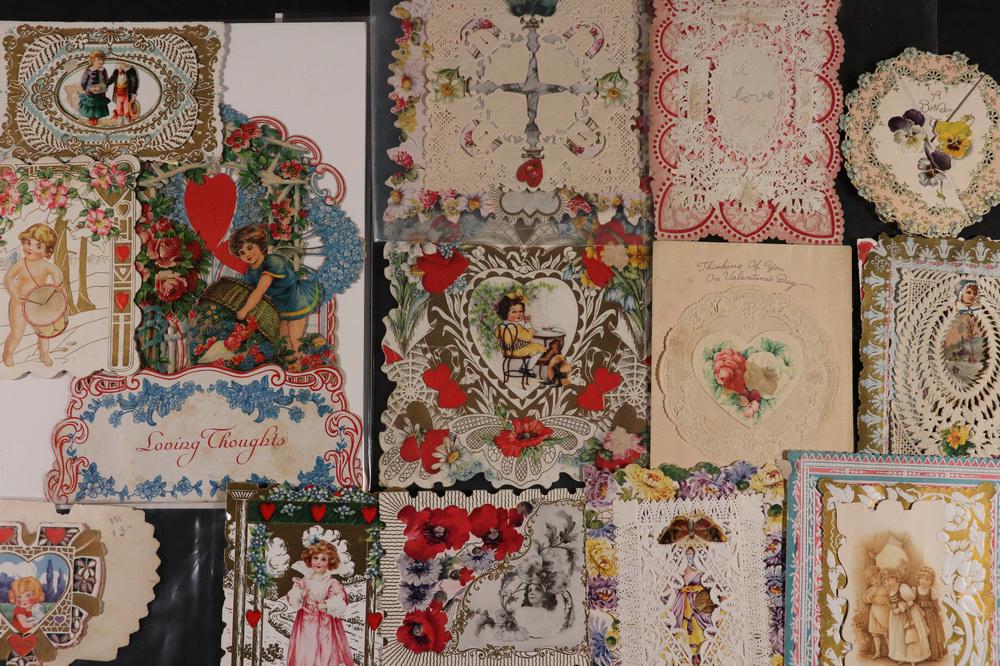 LOT OF VICTORIAN VALENTINES (1 of 2)