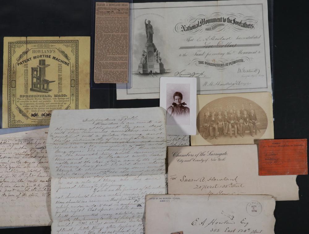 PAPERS FROM THE DESCENDENTS OF PILGRIM JOHN HOWLAND (1 of 2)