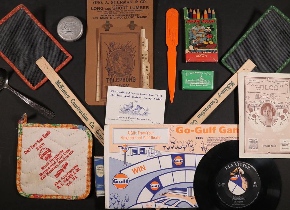 LOT OF EARLY 20TH C. ADVERTISING PREMIUMS (1 of 2)