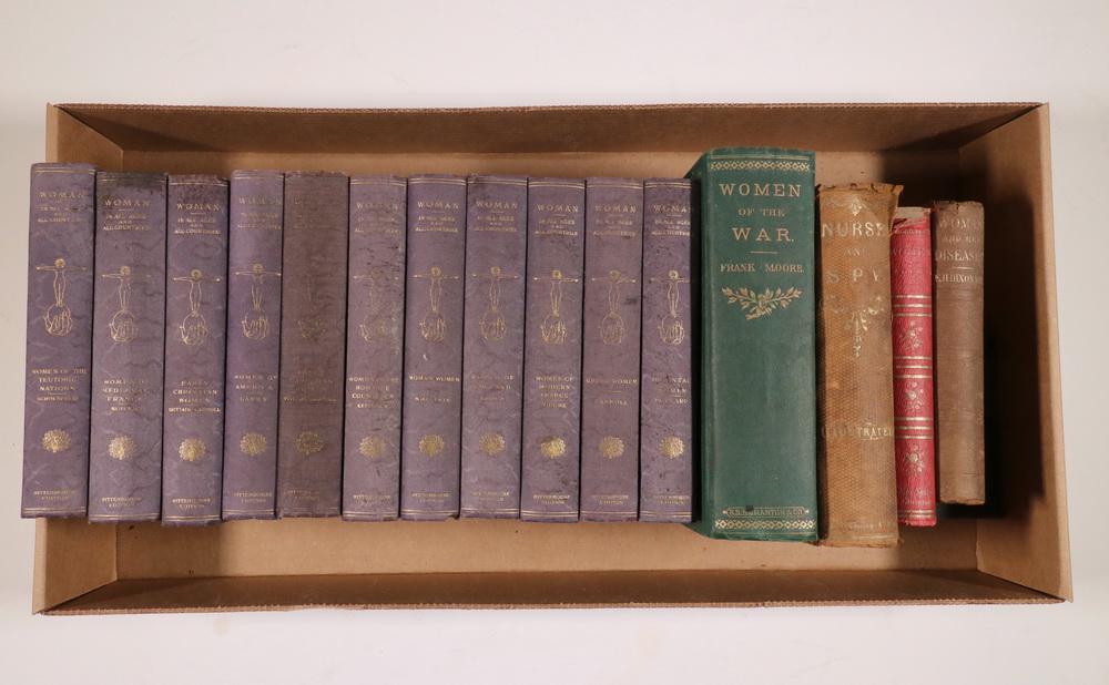 (5) WOMEN'S HISTORY BOOKS IN (15 VOLS) (1 of 2)