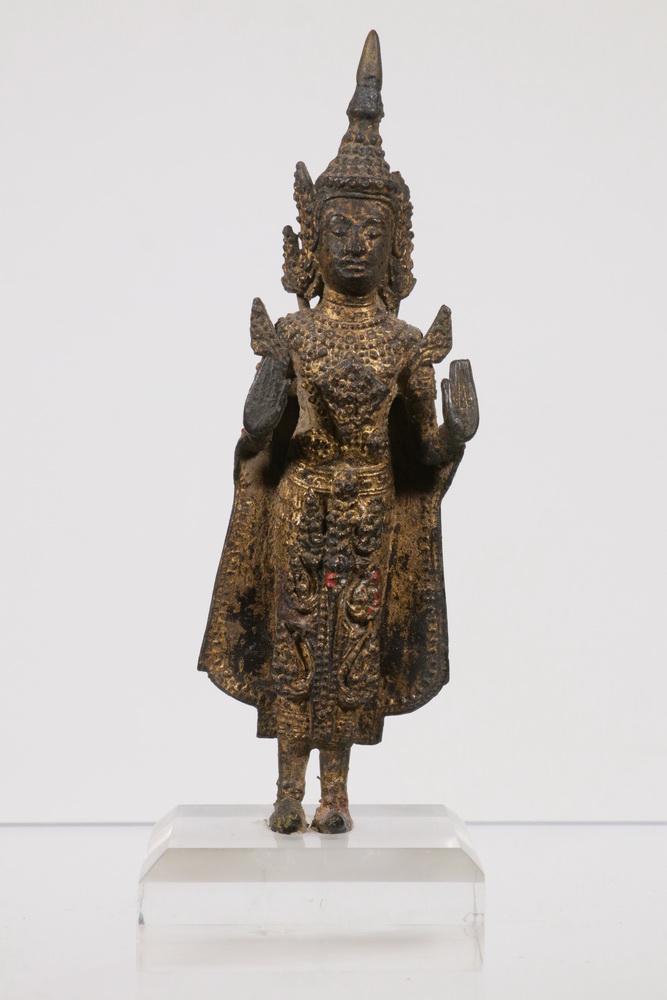 19TH C. THAI BRONZE BUDDHA (1 of 3)