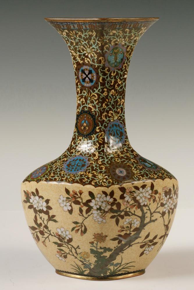 JAPANESE CLOISONNE VASE (1 of 5)