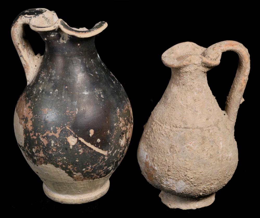 (2) EARLY ROMAN POTTERY VESSELS (1 of 2)