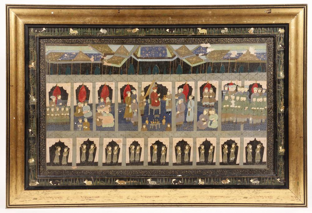 MUGHAL STYLE LACQUERED PANEL (1 of 4)