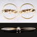 14K GOLD AIRPLANE PROPELLER CUFFLINKS & BAR PIN