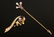 (2 PC) BROOCH & STICK PIN LOT
