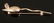 14K GOLD MOUSE FORM BROOCH
