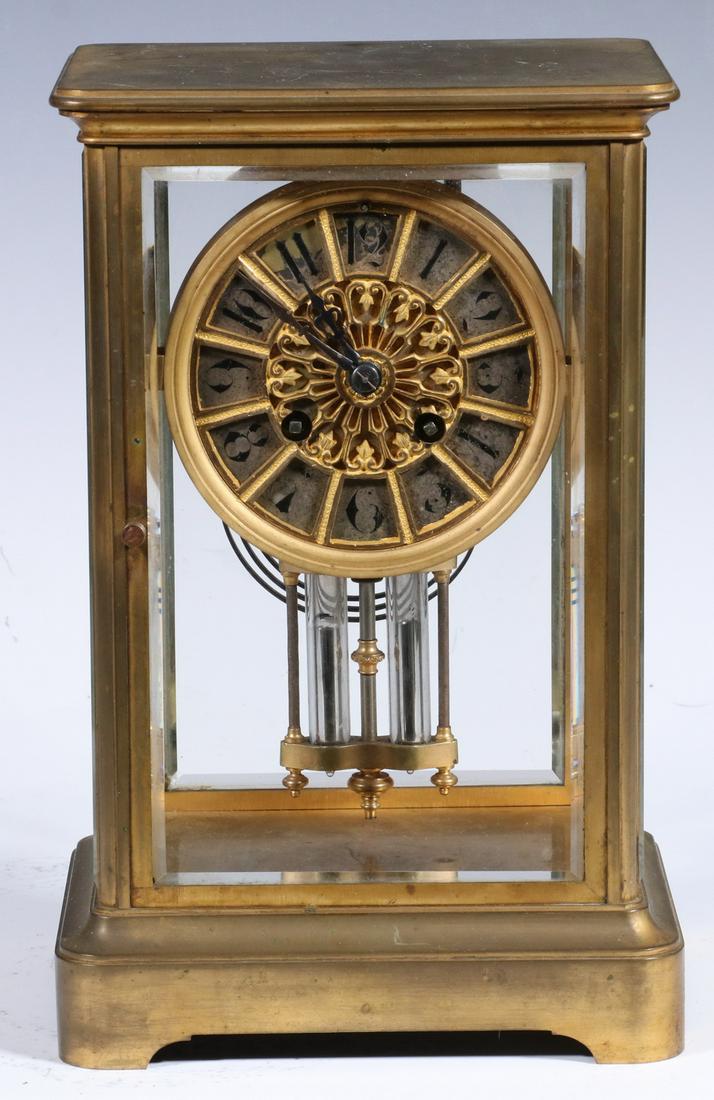 FRENCH CRYSTAL REGULATOR MANTEL CLOCK (1 of 6)