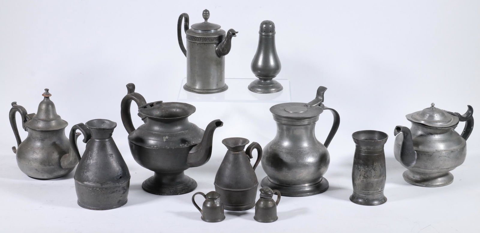 (11) PEWTER VESSELS (1 of 2)