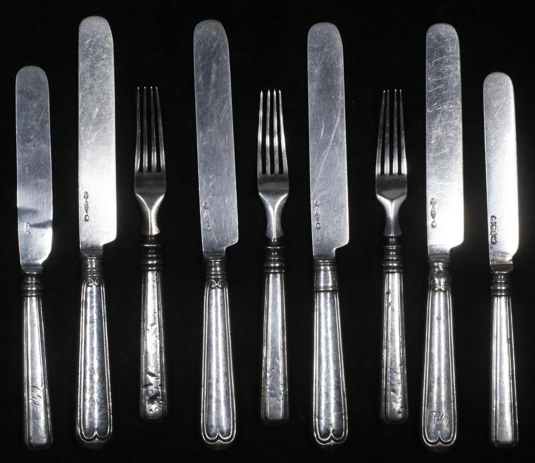 (36 PCS) AMERICAN COIN SILVER FLATWARE (1 of 4)