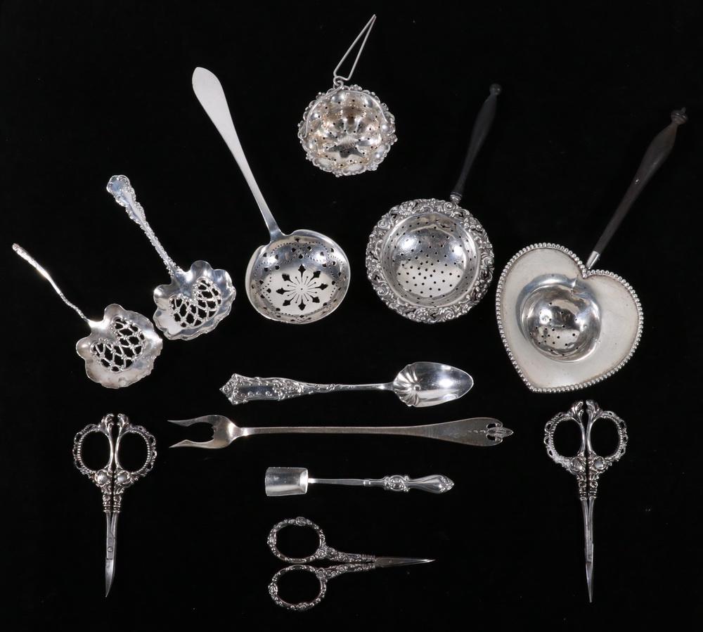 (12 PCS) ASSORTED SILVER UTENSILS (1 of 3)