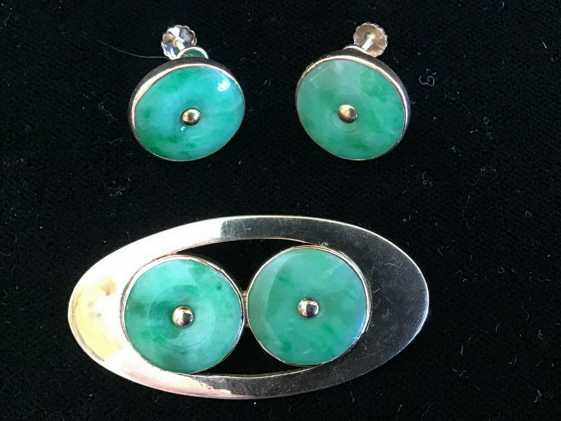 (3 PC) JADE JEWELRY SUITE (1 of 2)