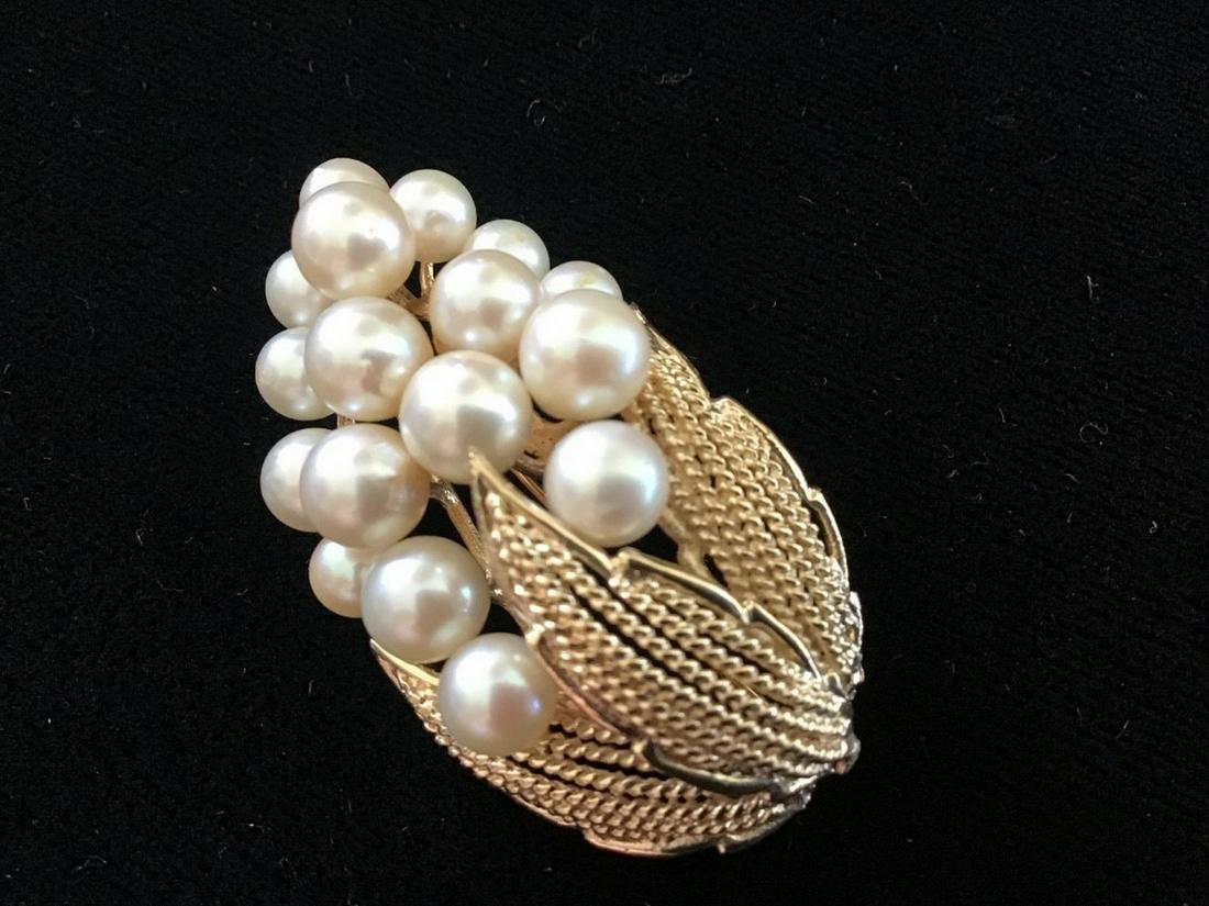14K GOLD BROOCH (1 of 2)