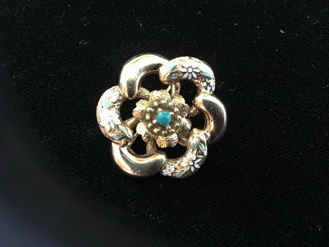 GOLD BROOCH/PENDANT (1 of 2)