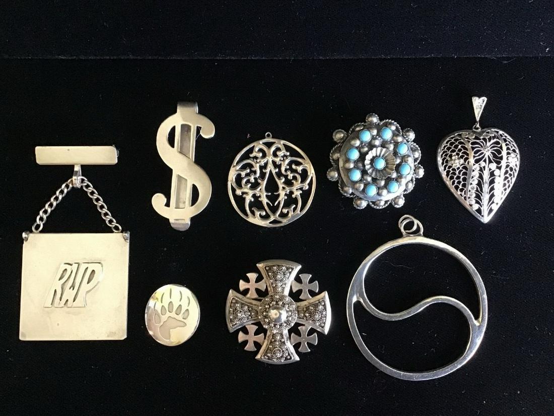 (8 PCS) STERLING JEWELRY (1 of 1)