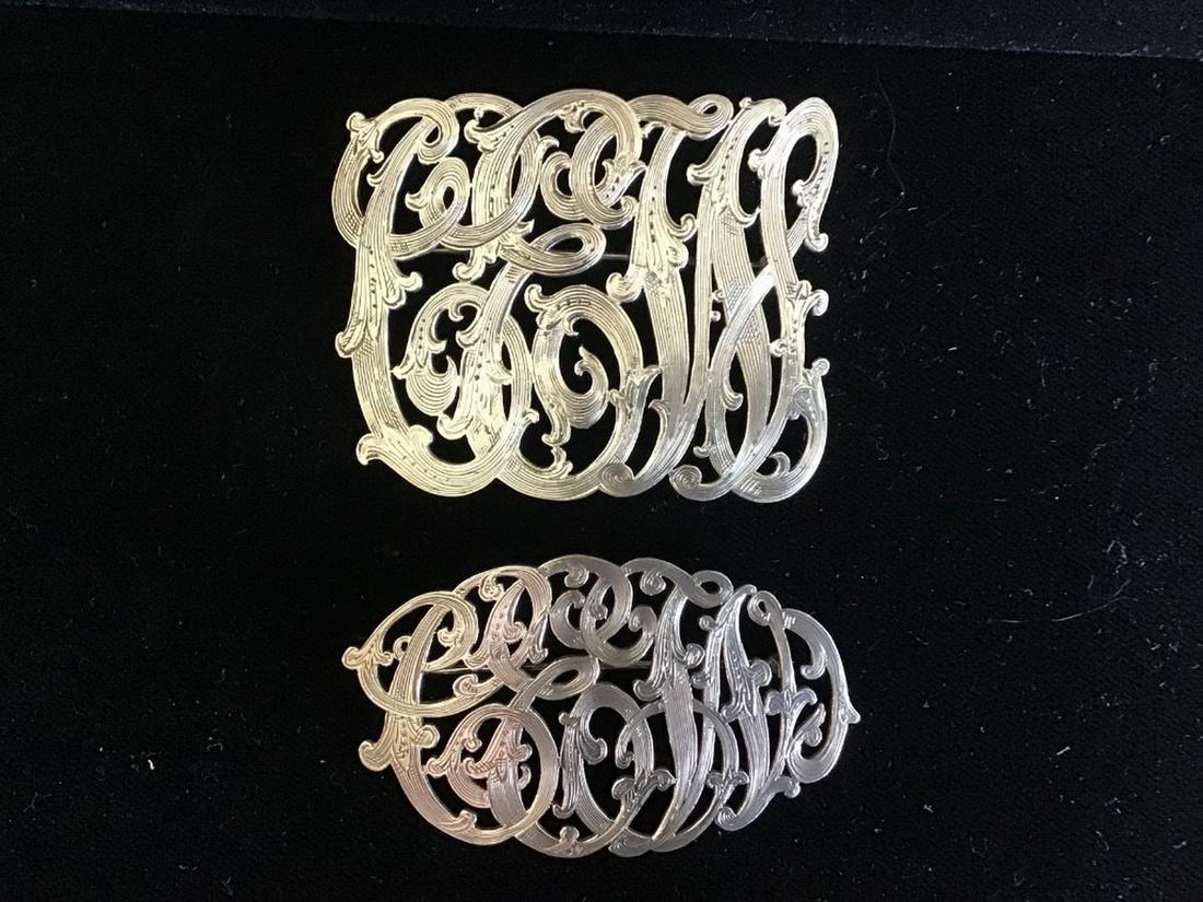 (2) STERLING BROOCHES (1 of 1)