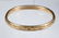 ENGRAVED HINGED VINTAGE BANGLE BRACELET, GOLD FILLED