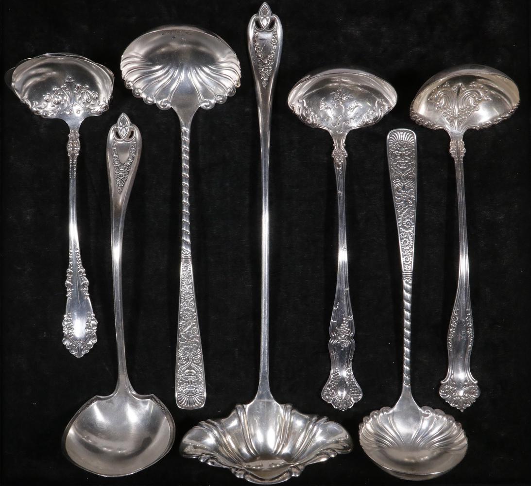 (7) SILVER-PLATE LADLES BY 1847 ROGERS BROS. (1 of 1)