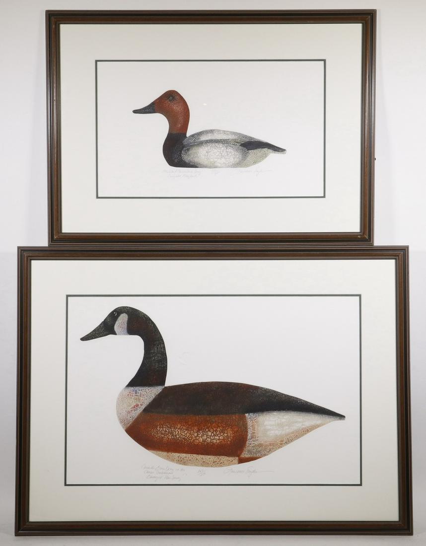 (2) LAWRENCE SNYDER (US, 20TH C.) DECOY PRINTS (1 of 5)