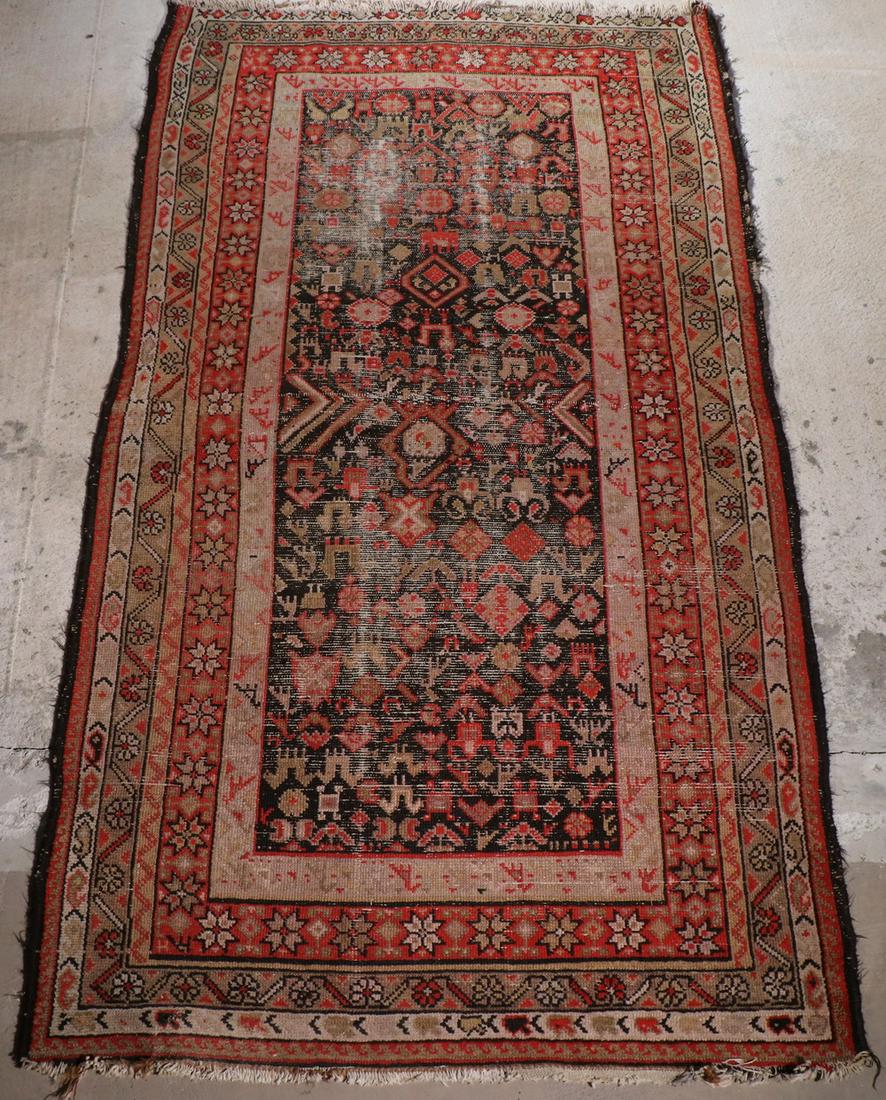 HAMADAN RUG- 4' x 7'-2" (1 of 4)