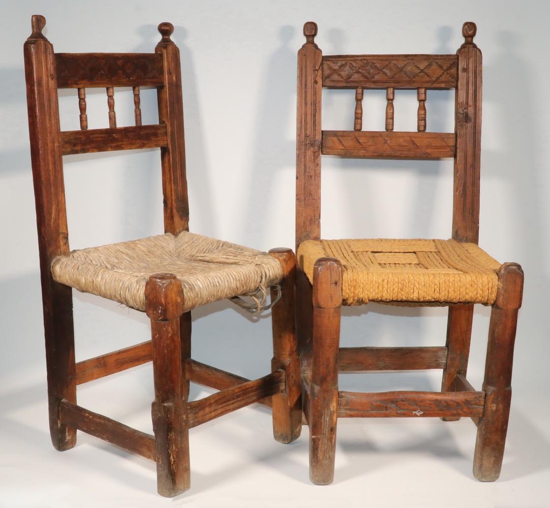 PR SPANISH COLONIAL SIDE CHAIRS (1 of 4)