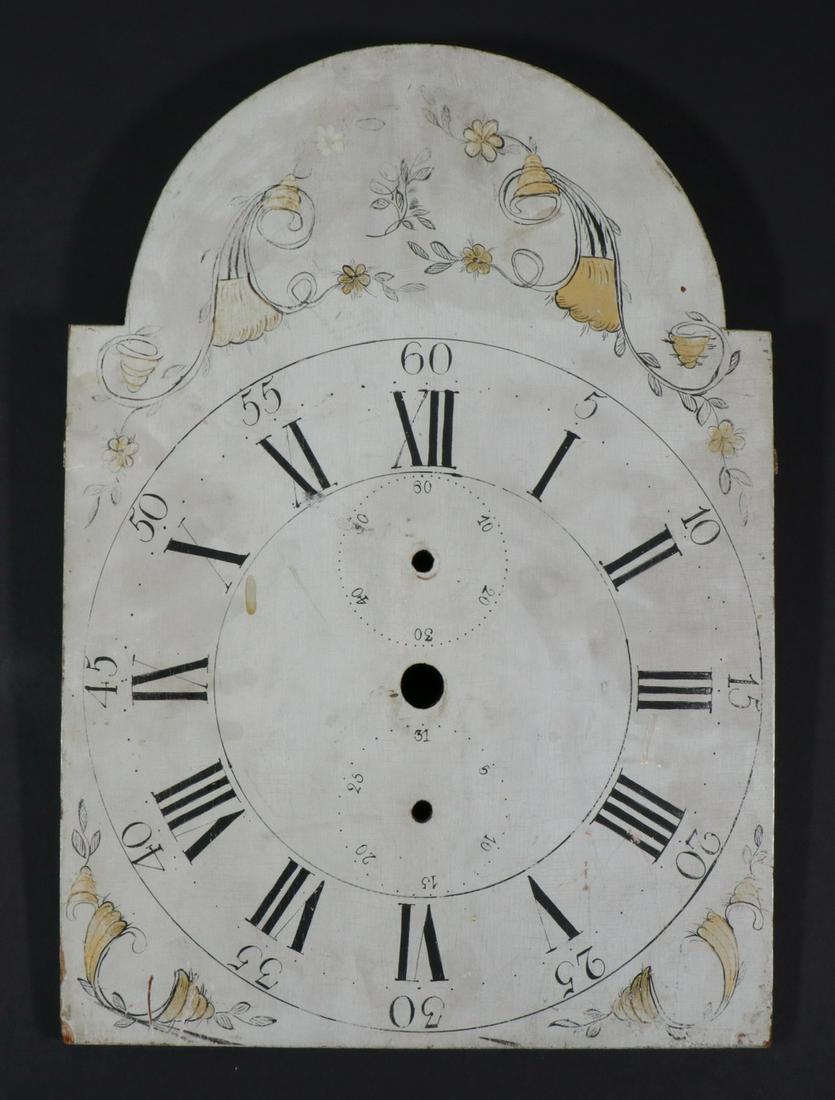 TALL CASE CLOCK FACE (1 of 3)