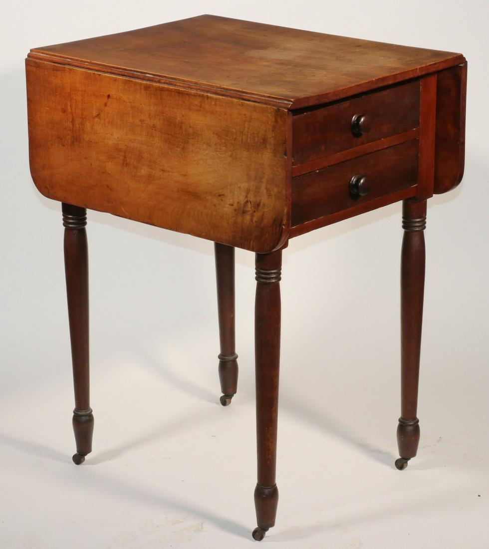 EARLY DROP LEAF NIGHTSTAND (1 of 4)