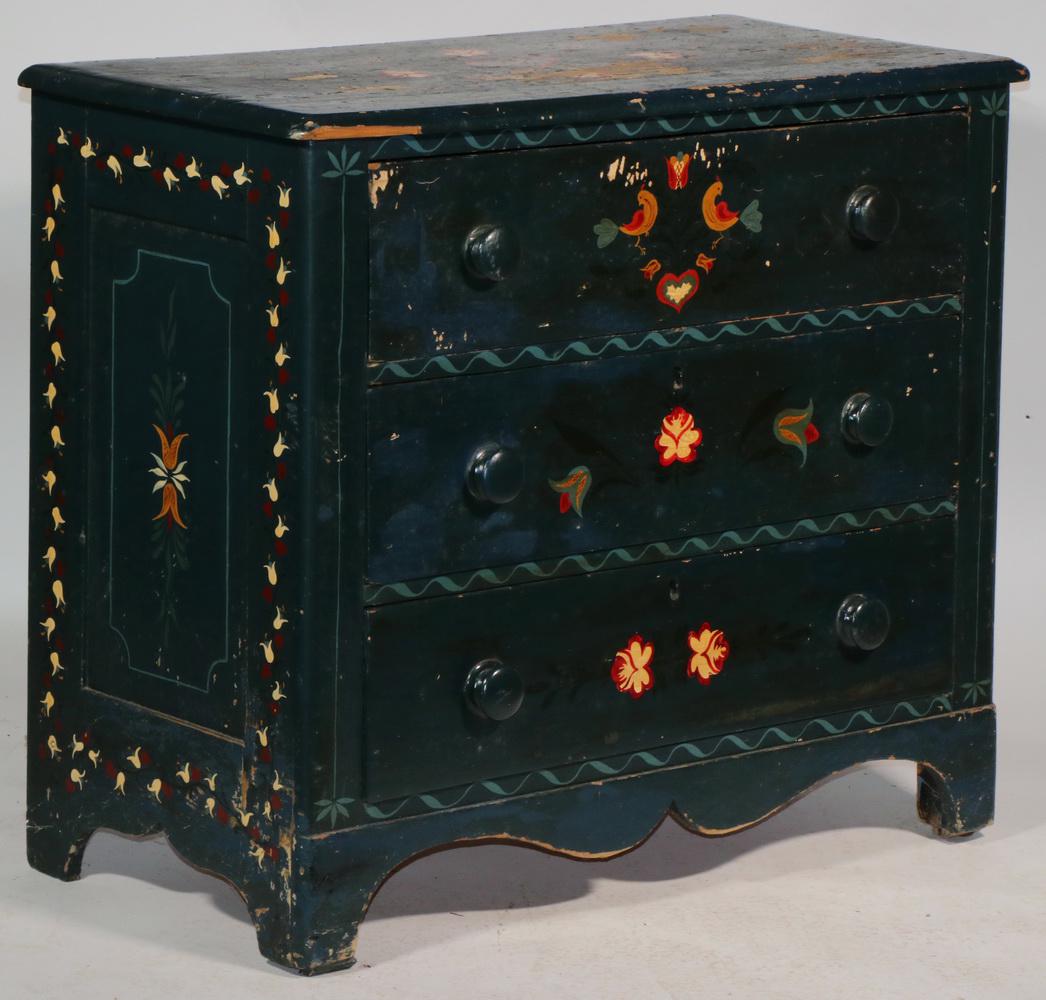 PAINTED CHEST OF DRAWERS (1 of 5)