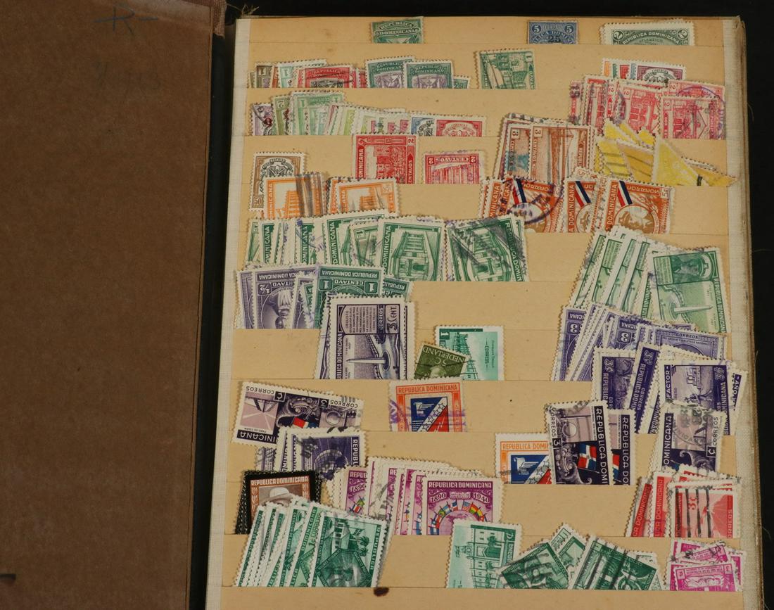 CIRCA 1930S STAMP STOCK BOOK, EUROPE & SOUTH AMERICA (1 of 5)