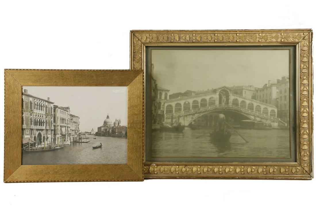 (2) EARLY 20TH C. FRAMED VIEWS OF VENICE (1 of 3)